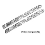 MBTrueNorth Window Decals (2-pack)