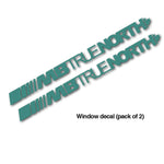 MBTrueNorth Window Decals (2-pack)